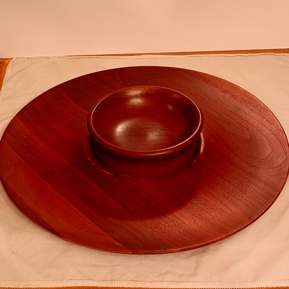 Wooden Chip and Dip Set - Picture 1 of 5